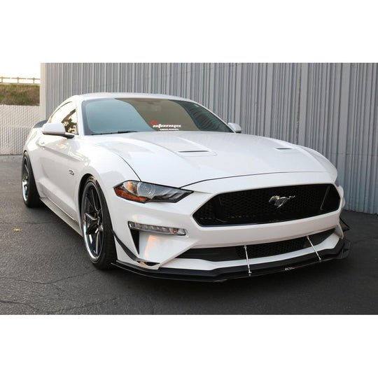 Ford Mustang S550 Carbon Fiber Front Wind Splitter 2018-2023