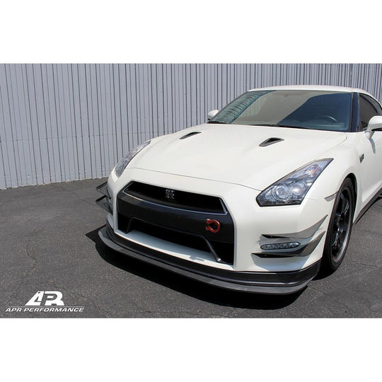 APR PEFORMANCE R35 GT-R CARBON FIBER FRONT BUMPER CANARDS (2012-2016)