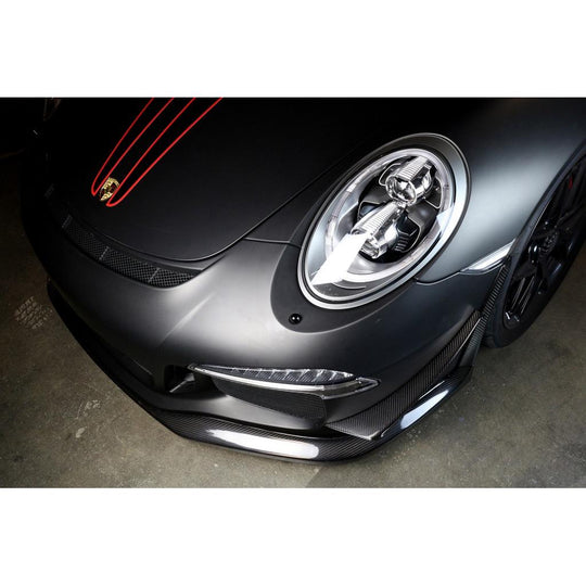 Porsche 991.1 GT3 Carbon Fiber Front Bumper Canards 2013-2015