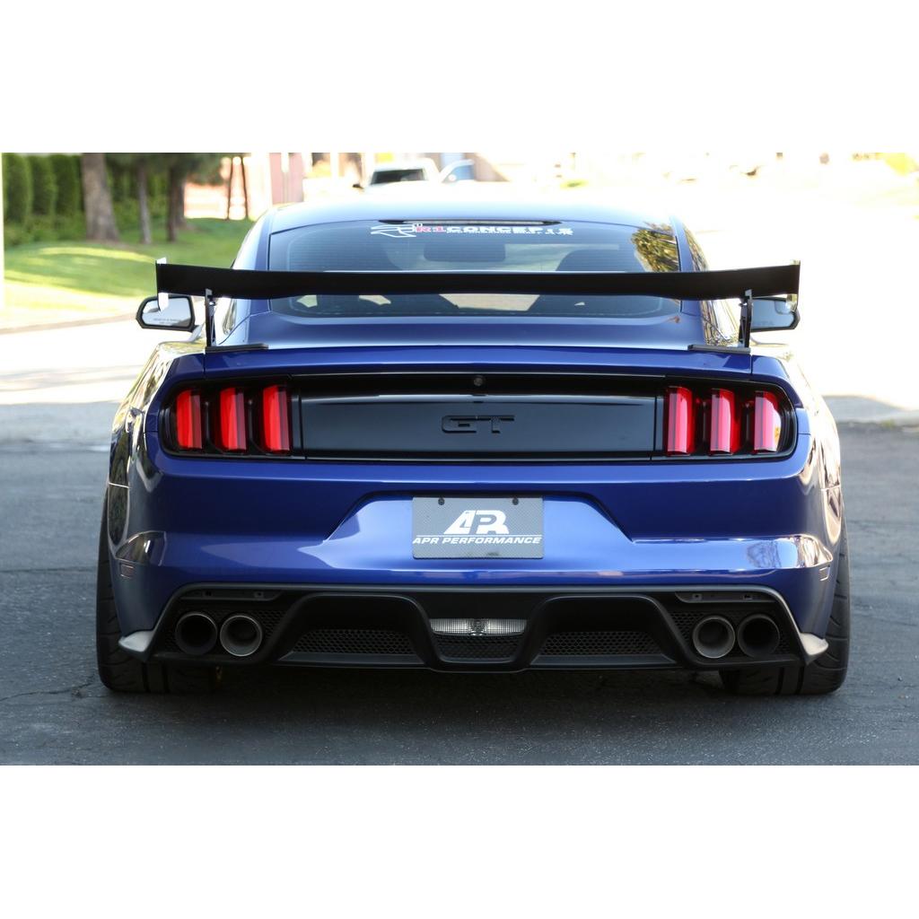 Ford Mustang Shelby GT350 GT500 S550 2015-2017 GTC-200 Carbon Fiber Adjustable Wing