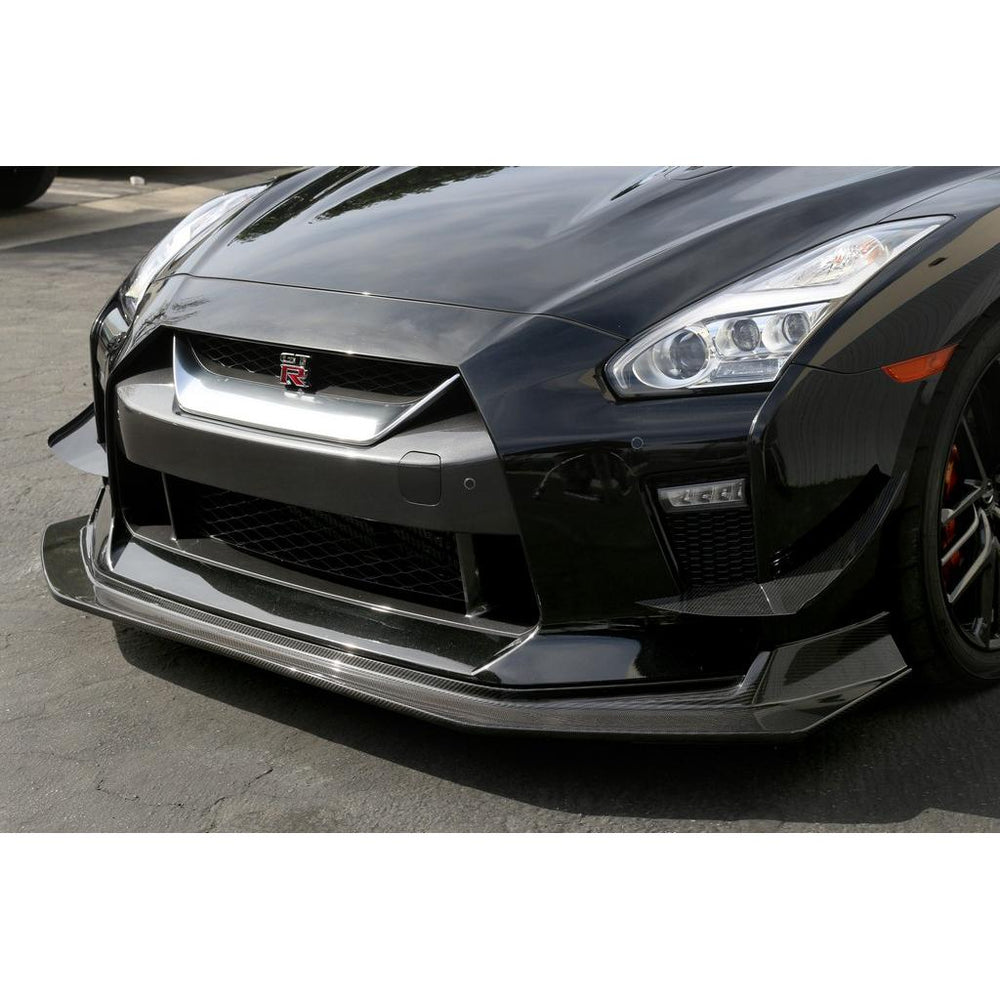 APR PEFORMANCE R35 GT-R CARBON FIBER FRONT BUMPER CANARDS (2017-2022)