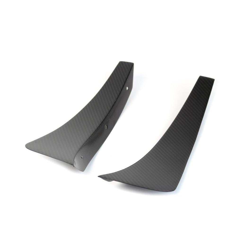 Dodge Challenger Hellcat Carbon Fiber Front Bumper Canards 2015-2023