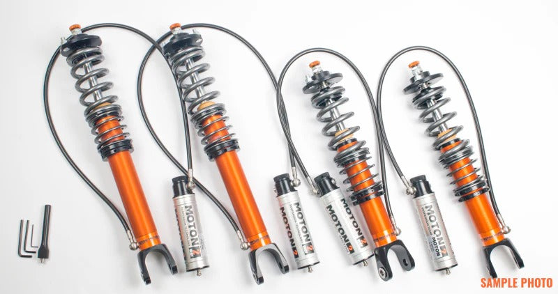 Moton 2-Way Clubsport Coilovers True Coilover Style Rear Nissan GTR R35 07+ (Incl Springs)