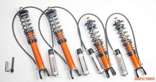 Moton 2-Way Clubsport Coilovers True Coilover Style Rear Nissan GTR R35 07+ (Incl Springs)