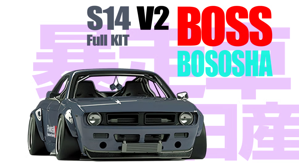 Rocket Bunny | Pandem Nissan 240SX (S14) Boss Wide Body Kit