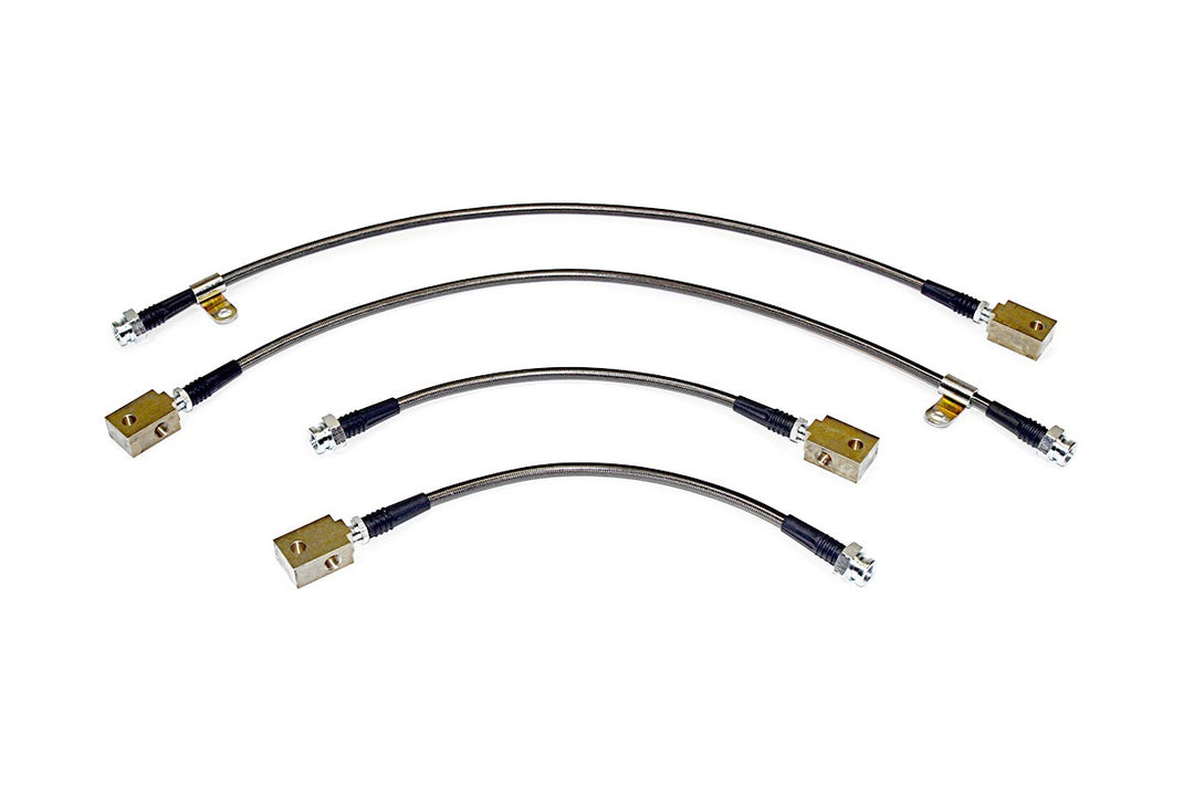AMS Alpha Race Style Stainless Steel Brake Lines for Nissan R35 GT-R