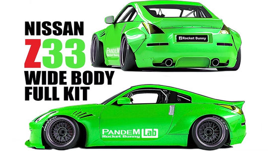 Rocket Bunny | Pandem Nissan 350Z (Z33) V1 Wide Body Kit (&