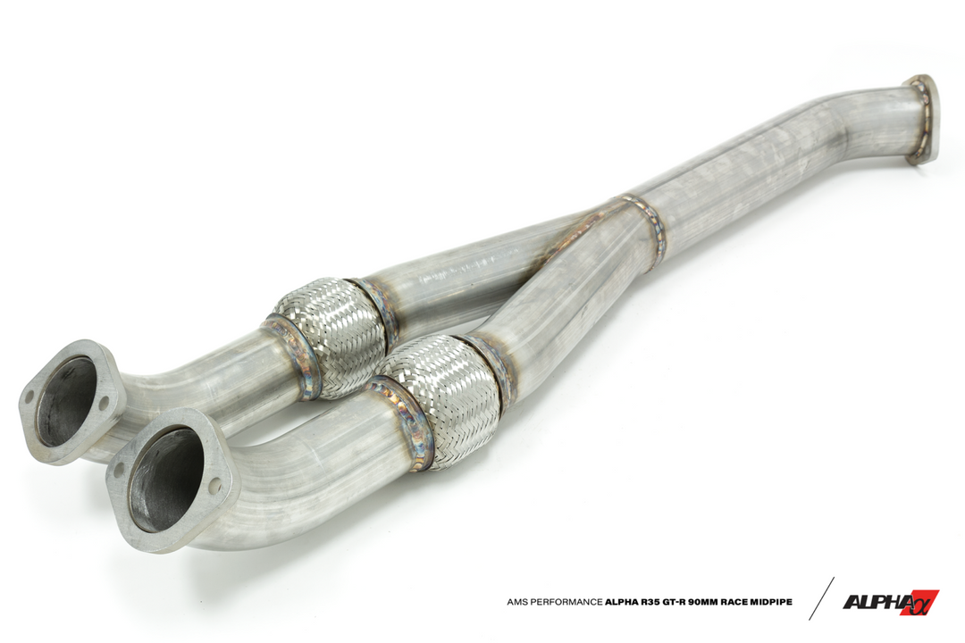 AMS PERFORMANCE R35 GT-R 76/90MM RACE MIDPIPE