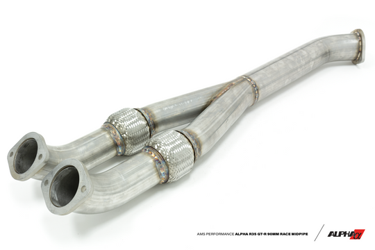 AMS PERFORMANCE R35 GT-R 76/90MM RACE MIDPIPE