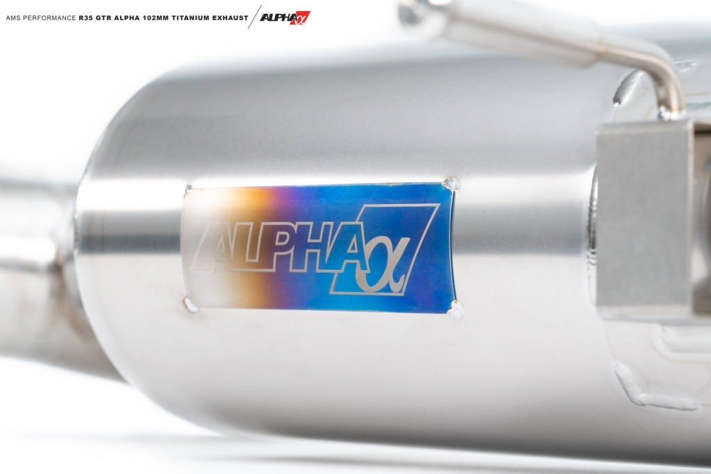 AMS PERFORMANCE R35 GTR ALPHA 102MM TITANIUM EXHAUST SYSTEM