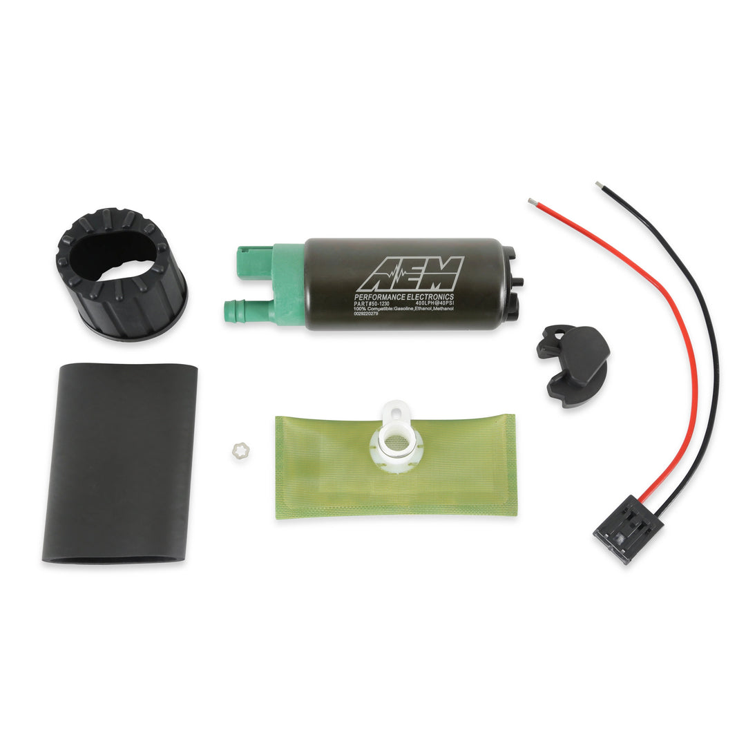AEM 400 LPH High Flow In-Tank Fuel Pump Kit - Double Barb - Ethanol Compatible 50-1230