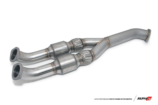 AMS PERFORMANCE R35 GT-R 76/90MM CATTED MIDPIPE