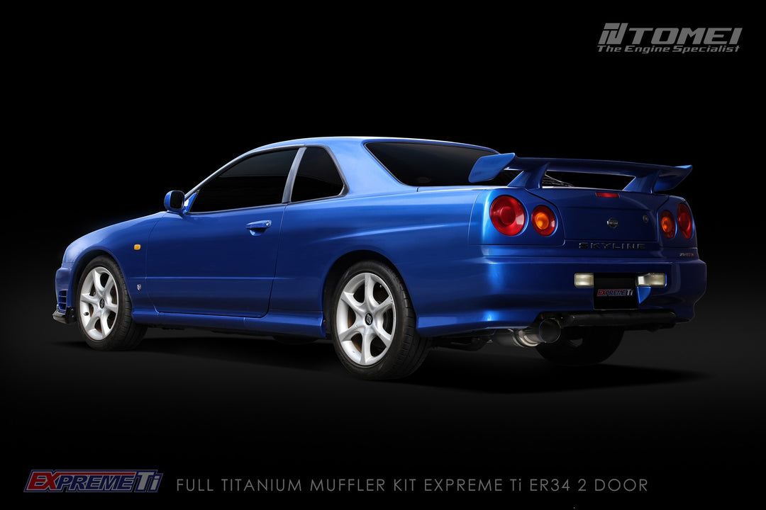 FULL TITANIUM MUFFLER EXPREME Ti SKYLINE ER34 2 DOOR