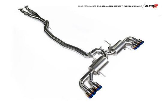 AMS PERFORMANCE R35 GTR ALPHA 102MM TITANIUM EXHAUST SYSTEM