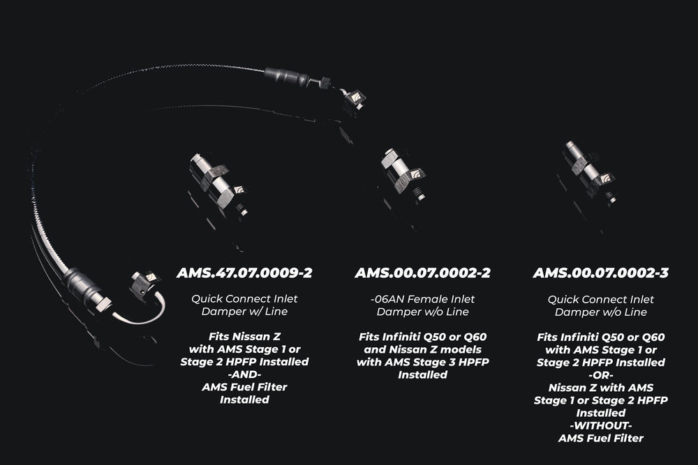 AMS Performance Inline Fuel Pulsation Damper