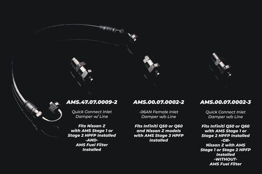 AMS Performance Inline Fuel Pulsation Damper