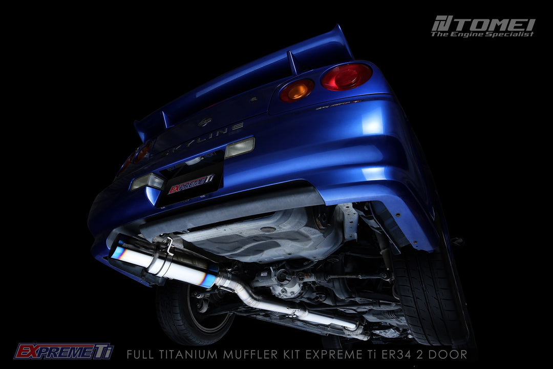 FULL TITANIUM MUFFLER EXPREME Ti SKYLINE ER34 2 DOOR