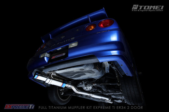 FULL TITANIUM MUFFLER EXPREME Ti SKYLINE ER34 2 DOOR