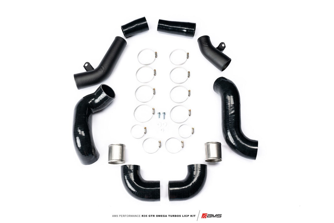 AMS PERFORMANCE R35 GT-R OMEGA TURBO KIT LOWER INTERCOOLER PIPING