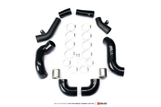 AMS PERFORMANCE R35 GT-R OMEGA TURBO KIT LOWER INTERCOOLER PIPING