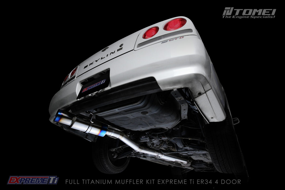 FULL TITANIUM MUFFLER EXPREME Ti SKYLINE ER34 2 DOOR