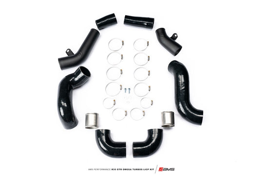 AMS PERFORMANCE R35 GT-R OMEGA TURBO KIT LOWER INTERCOOLER PIPING