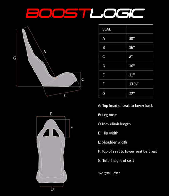 BOOST LOGIC R35 GT-R CARBON FIBER RACE SEAT