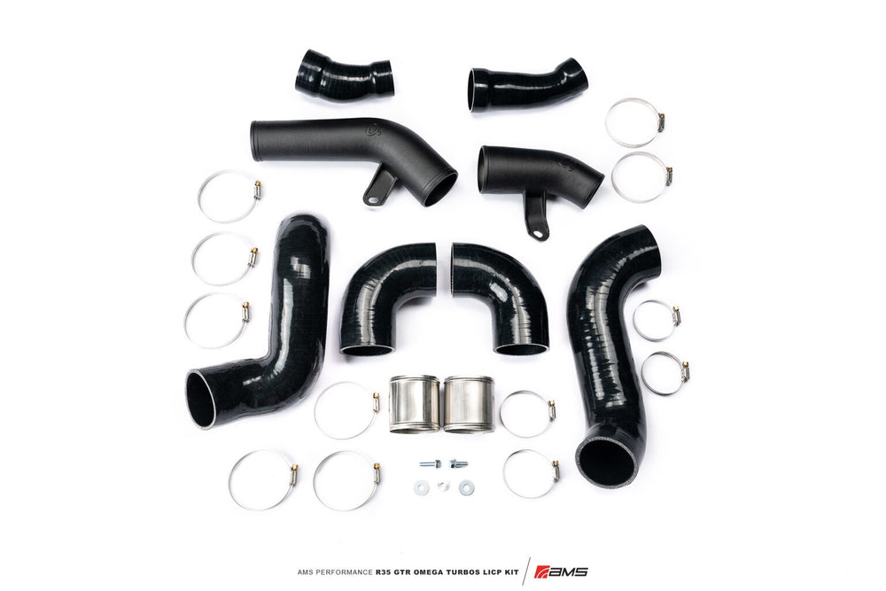 AMS PERFORMANCE R35 GT-R OMEGA TURBO KIT LOWER INTERCOOLER PIPING