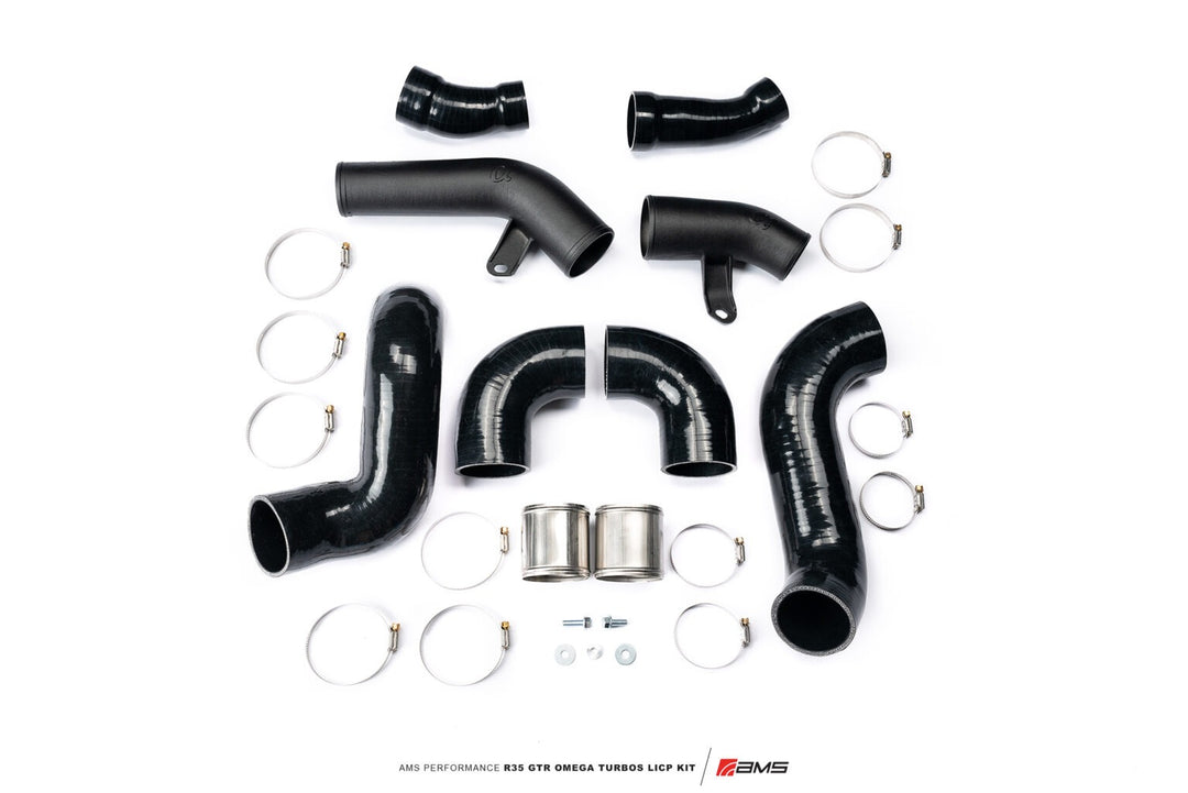 AMS PERFORMANCE R35 GT-R OMEGA TURBO KIT LOWER INTERCOOLER PIPING