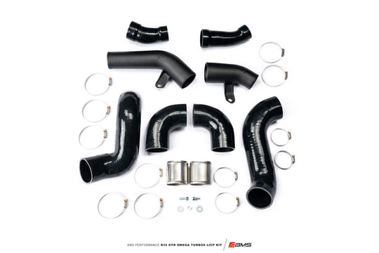 AMS PERFORMANCE R35 GT-R OMEGA TURBO KIT LOWER INTERCOOLER PIPING