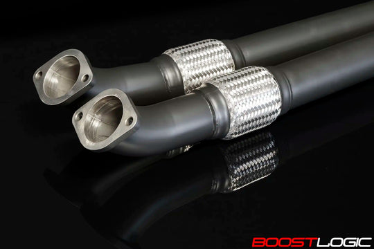 BOOST LOGIC R35 GT-R COATED (Y-PIPE) MIDPIPE