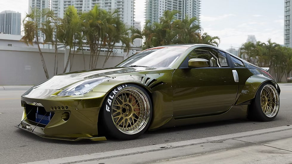 Rocket Bunny | Pandem Nissan 350Z (Z33) V1 Wide Body Kit (&