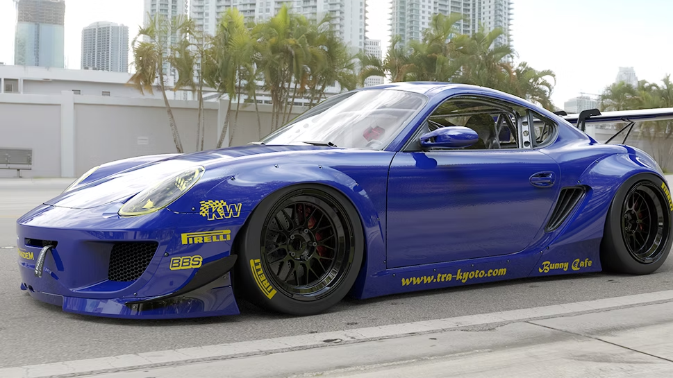 Rocket Bunny | Pandem Porsche Cayman 987.1 V1 Wide Body Kit