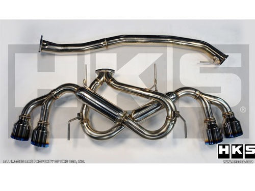 HKS R35 GT-R LEGAMAX TIG WELDED EXHAUST SYSTEM