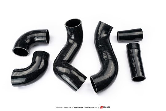 AMS PERFORMANCE R35 GT-R OMEGA TURBO KIT LOWER INTERCOOLER PIPING
