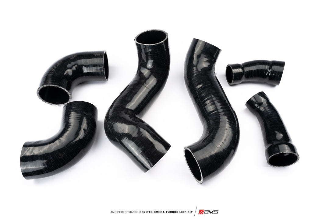 AMS PERFORMANCE R35 GT-R OMEGA TURBO KIT LOWER INTERCOOLER PIPING