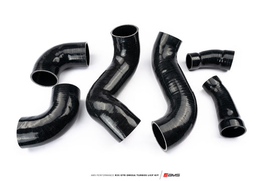 AMS PERFORMANCE R35 GT-R OMEGA TURBO KIT LOWER INTERCOOLER PIPING