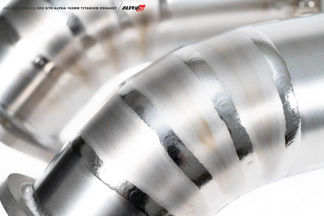AMS PERFORMANCE R35 GTR ALPHA 102MM TITANIUM EXHAUST SYSTEM