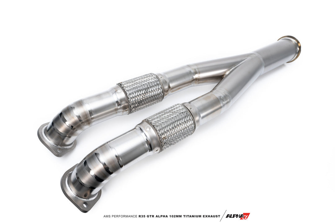 AMS PERFORMANCE R35 GTR ALPHA 102MM TITANIUM EXHAUST SYSTEM