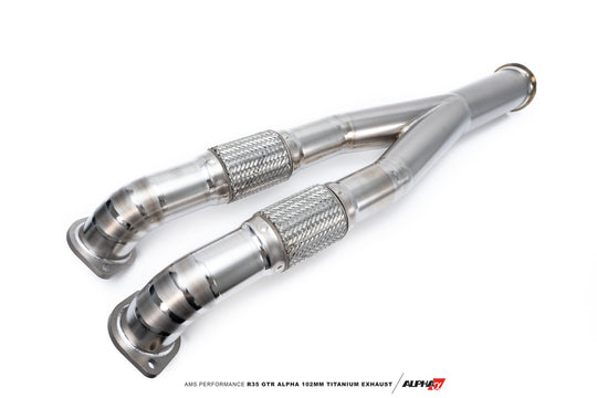 AMS PERFORMANCE R35 GTR ALPHA 102MM TITANIUM EXHAUST SYSTEM