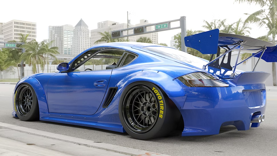 Rocket Bunny | Pandem Porsche Cayman 987.1 V2 (09-12) Wide Body Kit