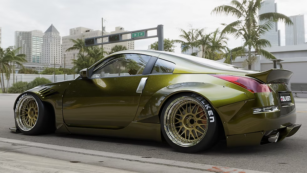 Rocket Bunny | Pandem Nissan 350Z (Z33) V1 Wide Body Kit (&