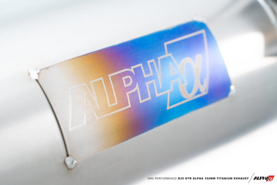 AMS PERFORMANCE R35 GTR ALPHA 102MM TITANIUM EXHAUST SYSTEM