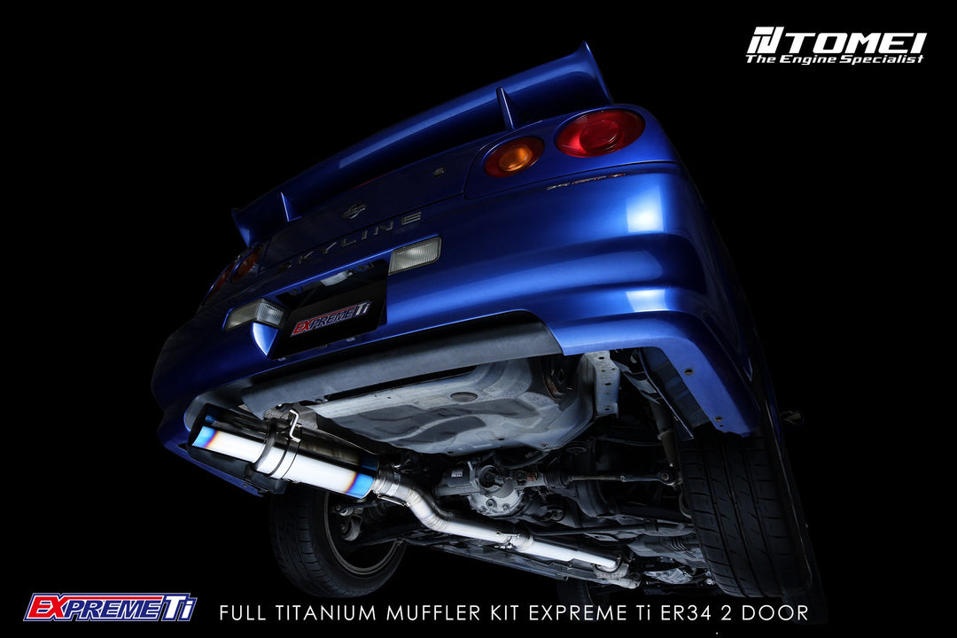 FULL TITANIUM MUFFLER EXPREME Ti SKYLINE ER34 2 DOOR