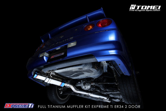 FULL TITANIUM MUFFLER EXPREME Ti SKYLINE ER34 2 DOOR