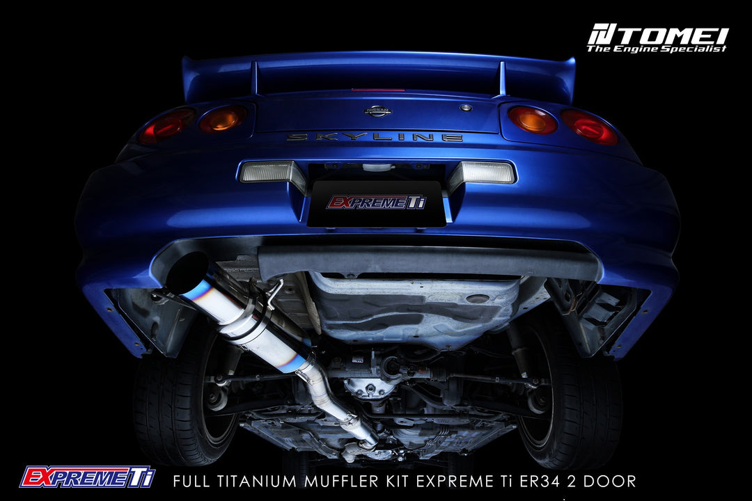 FULL TITANIUM MUFFLER EXPREME Ti SKYLINE ER34 2 DOOR