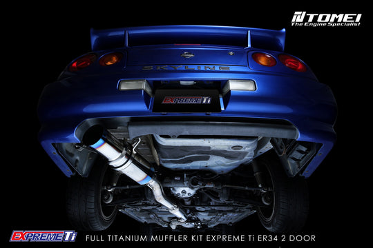 FULL TITANIUM MUFFLER EXPREME Ti SKYLINE ER34 2 DOOR