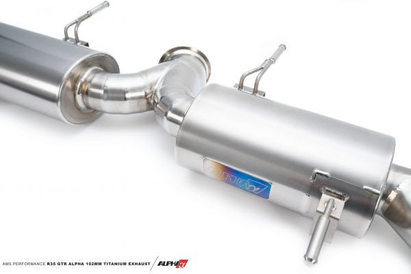 AMS PERFORMANCE R35 GTR ALPHA 102MM TITANIUM EXHAUST SYSTEM