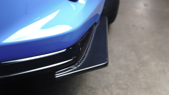 Carbon Fiber Honda FL5 Civic Type R Rear Bumper Skirts 2023 - Current