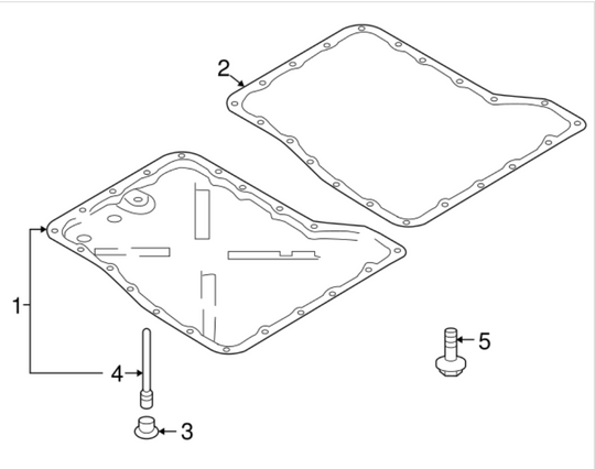 R35 GT-R OEM Transmission Pan Gasket - Nissan (31397-JF00A)
